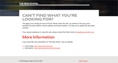 Desktop Screenshot of newschoolinfo.org